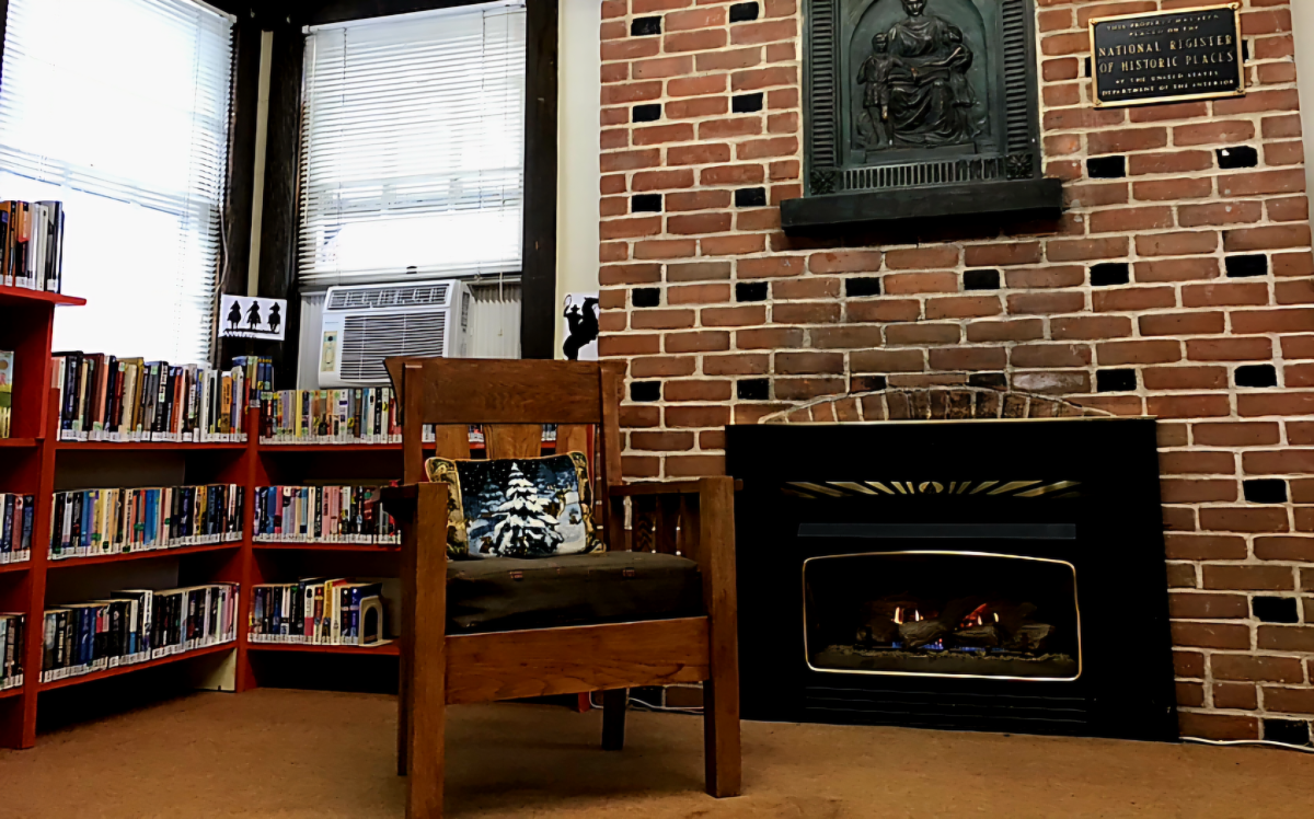 Cozy reading corner